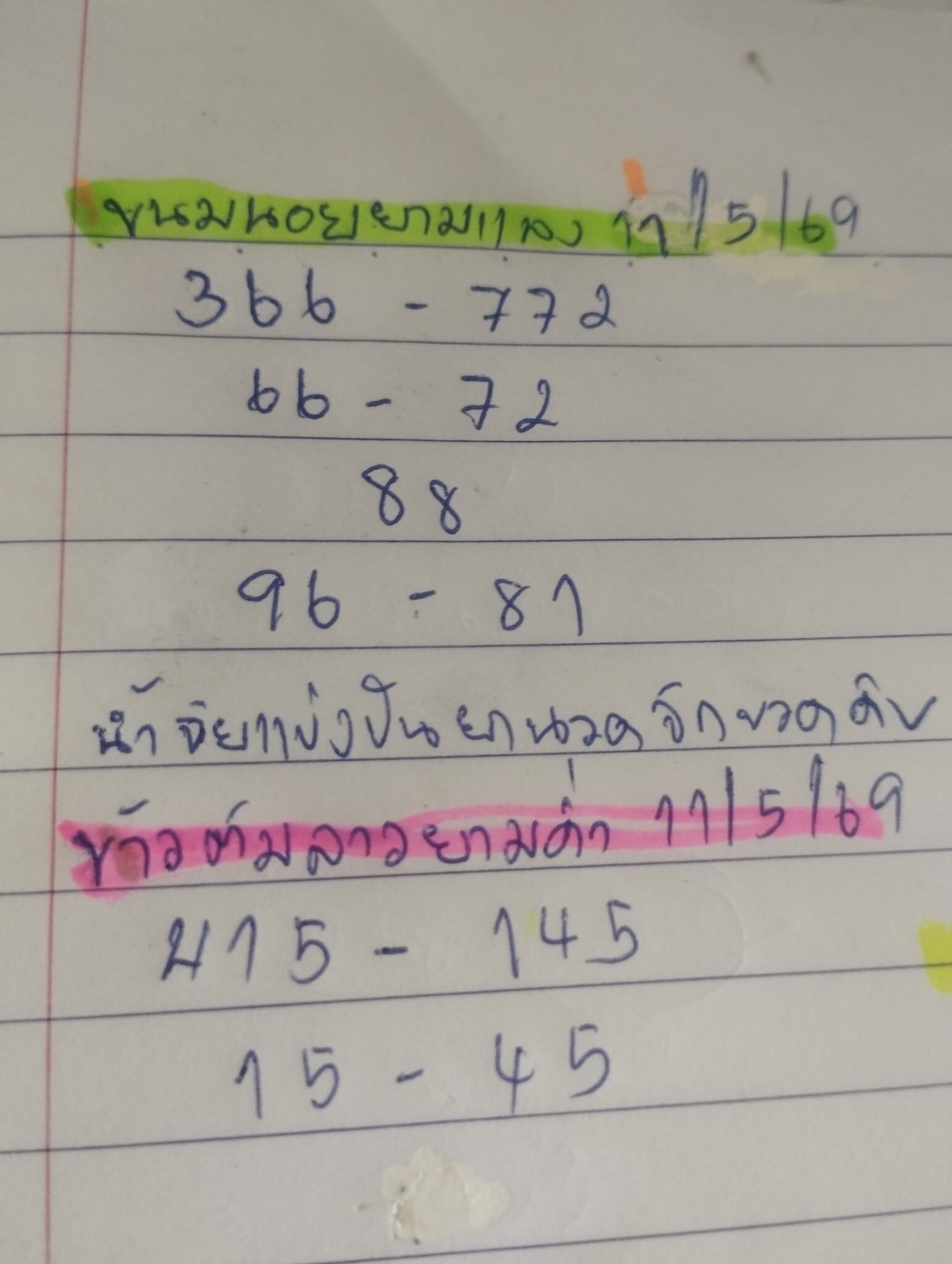 แนวทางหวยฮานอย 11/5/69 แนวทางหวยฮานอยวันนี้ออก งวดวันที่ 11 พฤษภาคม 2569 หวยฮานอย 11-5-69 ชุด5