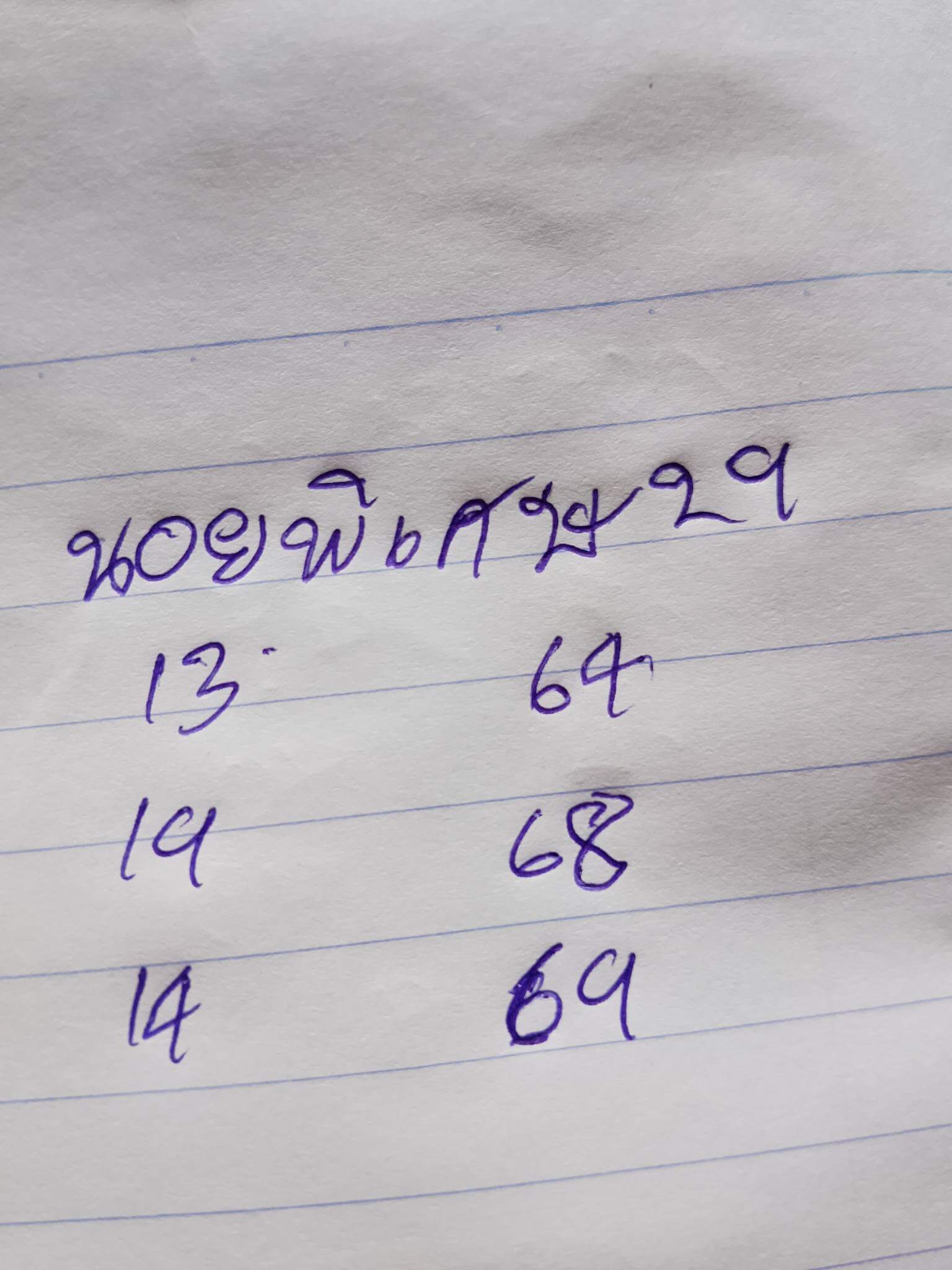 แนวทางหวยฮานอย 29/5/69 แนวทางหวยฮานอยวันนี้ออก งวดวันที่ 29 พฤษภาคม 2569 หวยฮานอย 29-5-69 ชุด6
