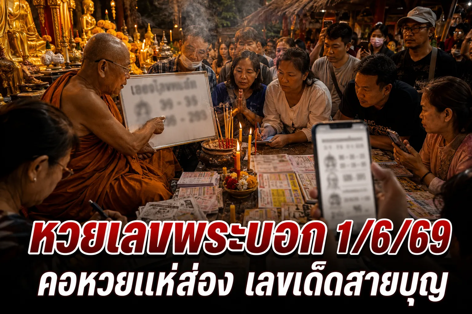 หวยเลขพระบอก 1/6/69 มาแรง คอหวยจับตาเลขเด็ดดังโค้งสุดท้าย ลุ้นงวดนี้มีเฮ หวยเลขพระบอก 1/6/69 มาแรง คอหวยจับตาเลขเด็ดดังโค้งสุดท้าย ลุ้นงวดนี้มีเฮ