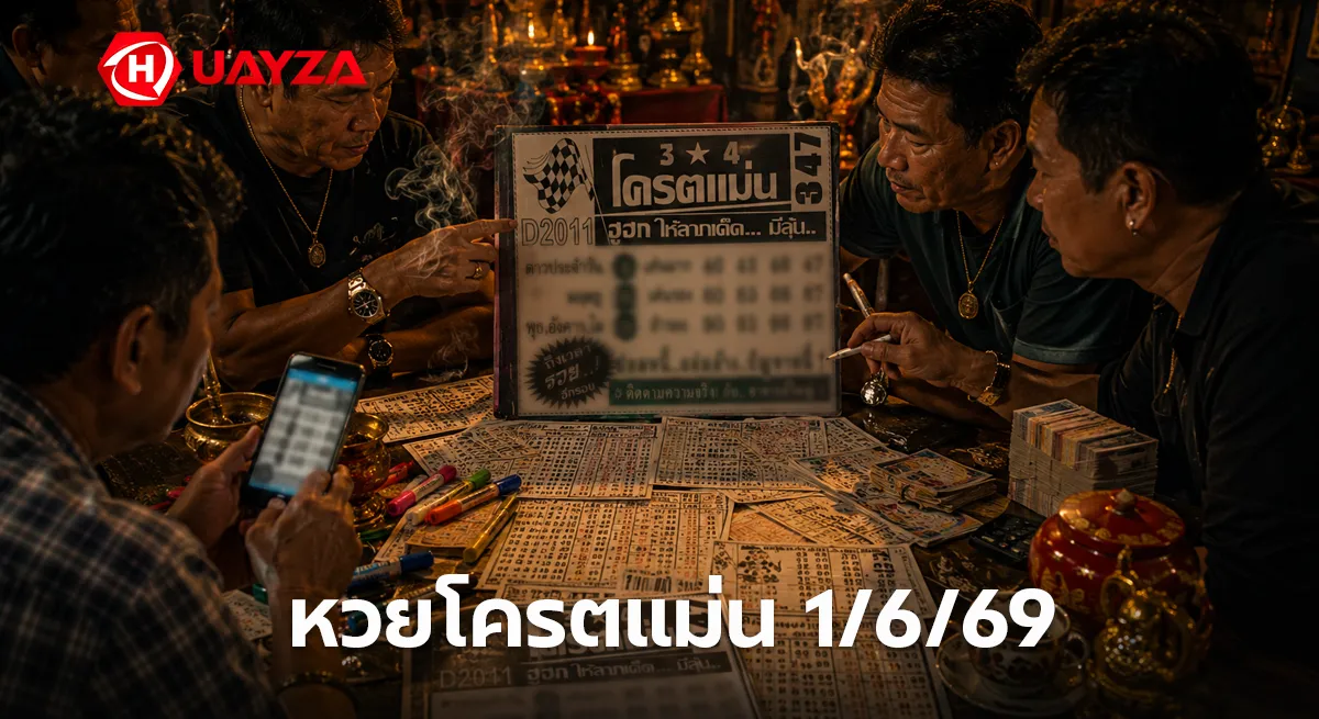 หวยโครตแม่น 1/6/69 เลขเด่นมาแรงโค้งสุดท้าย คอหวยแห่ส่องชุดเด็ดก่อนวันหวยออก หวยโครตแม่น 1/6/69 หวยดังเลขเด็ดแม่นยำงวดนี้