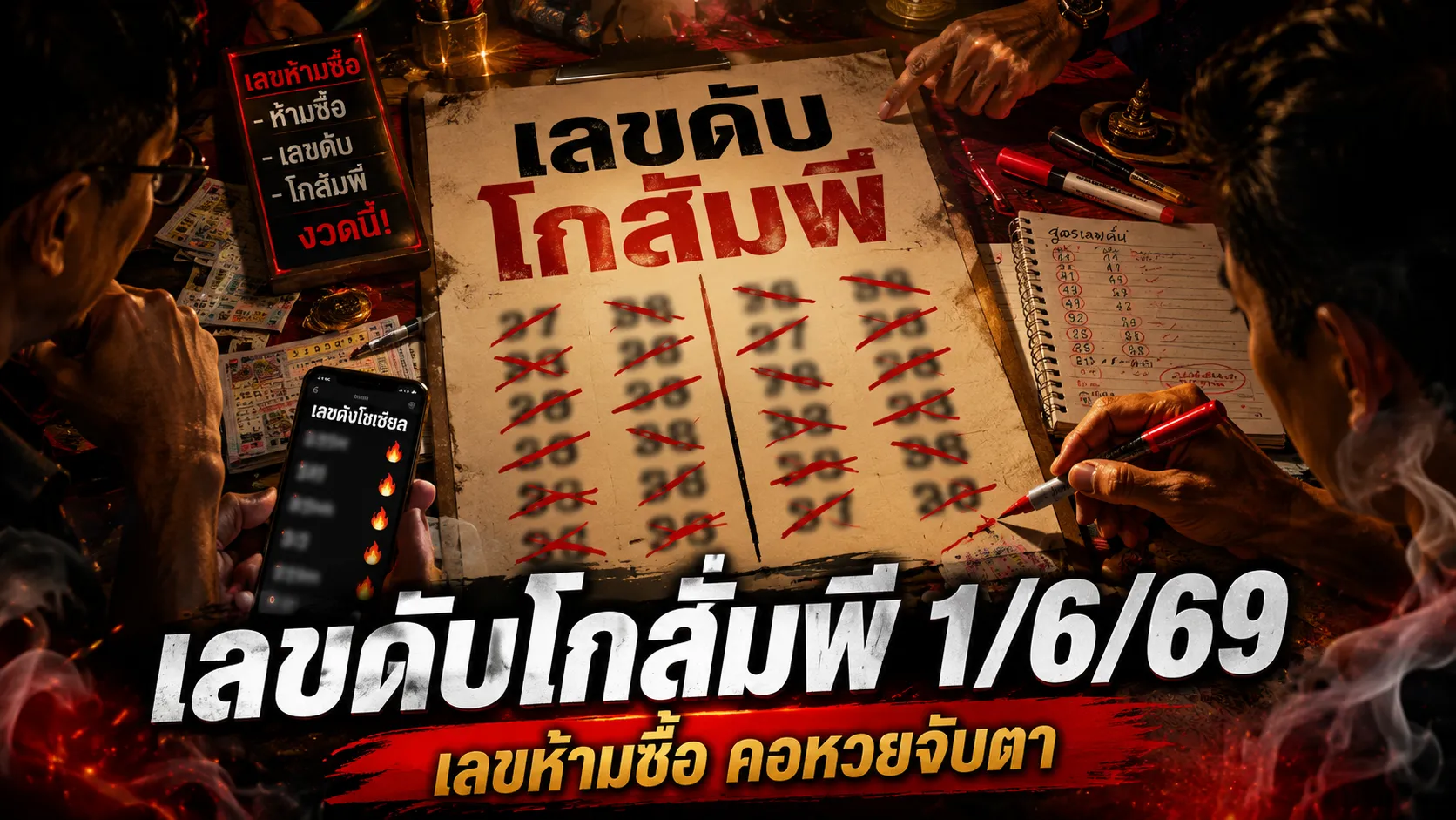 เลขดับโกสัมพี 1/6/69 มาแล้ว คอหวยจับตาเลขห้ามซื้อ โค้งสุดท้ายก่อนลุ้นรางวัลใหญ่ เลขดับโกสัมพี 1669 มาแล้ว คอหวยจับตาเลขห้ามซื้อ โค้งสุดท้ายก่อนลุ้นรางวัลใหญ่