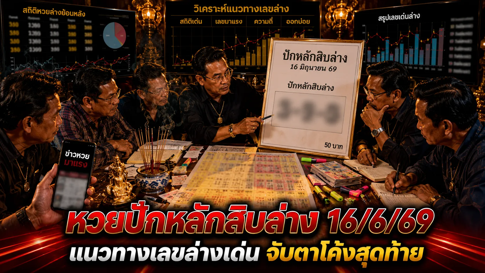 หวยปักหลักสิบล่าง 16/6/69 มาแล้ว โผล่ชัด คอหวยจับตาแนวทางโค้งสุดท้ายก่อนออกรางวัล หวยปักหลักสิบล่าง 16/6/69 กระแสแรงโค้งสุดท้าย คอหวยแห่ติดตามแนวทางดัง