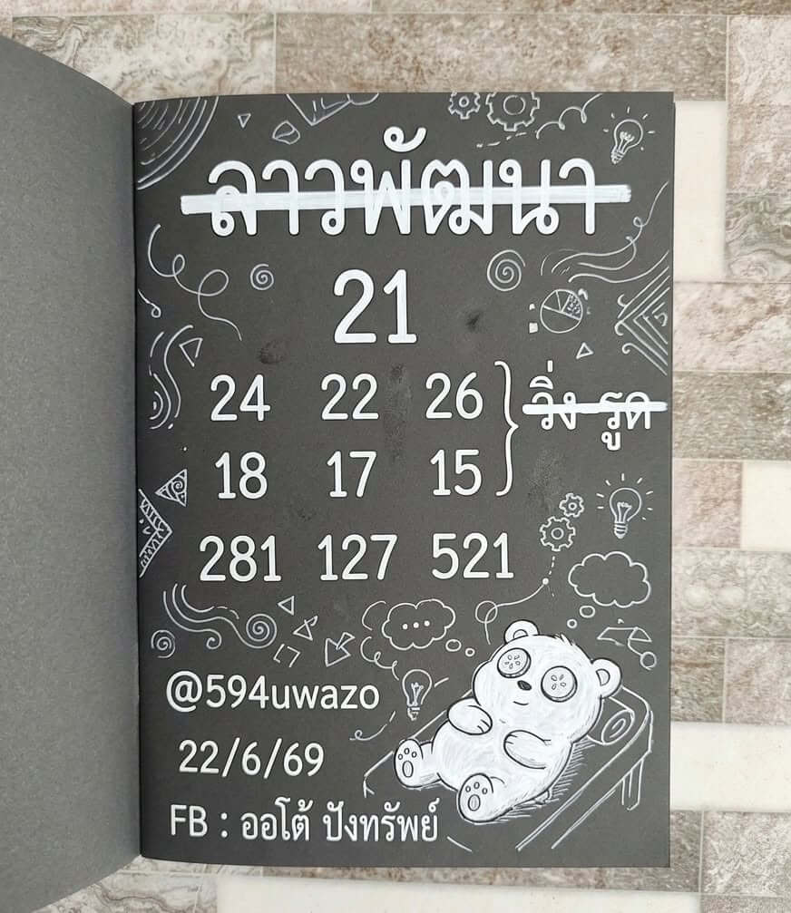 หวยลาว 22-6-69 ชุด2