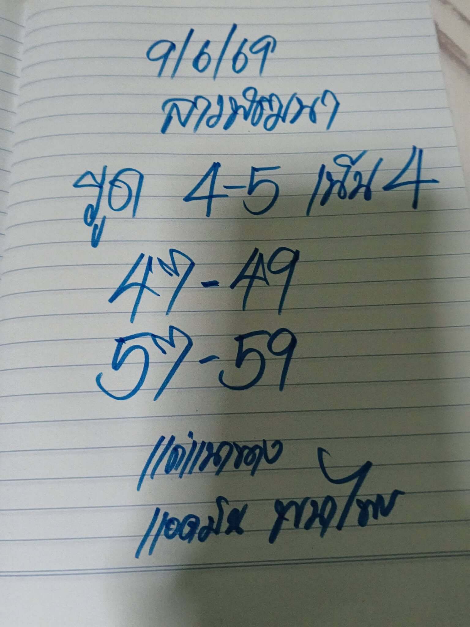 หวยลาว 9-6-69 ชุด10
