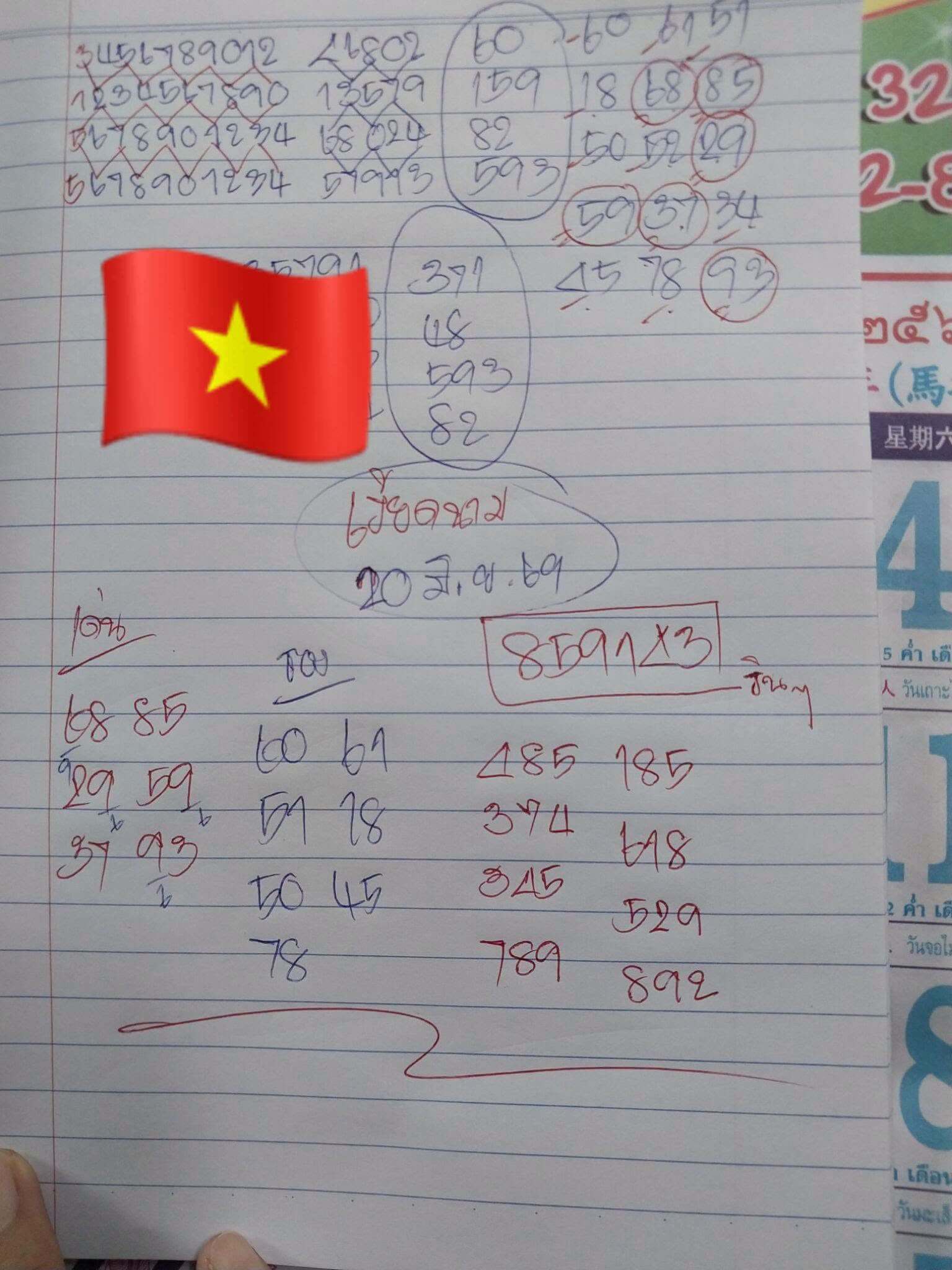 แนวทางหวยฮานอย 20/6/69 แนวทางหวยฮานอยวันนี้ออก งวดวันที่ 20 มิถุนายน 2569 หวยฮานอย 20-6-69 ชุด8