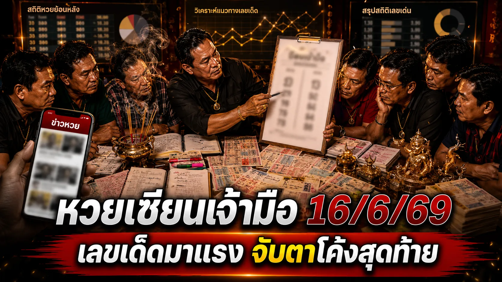 หวยเซียนเจ้ามือ 16/6/69 มาแล้ว เปิดโพยเด่นบน 3 เด่นล่าง 8 เลขเด็ดงวดนี้ 43-73-80-84 คอหวยแห่ส่องก่อนวันหวยออก หวยเซียนเจ้ามือ 16/6/69 แนวทางเลขเด็ดงวดนี้ เด่นบน 3 เด่นล่าง 8 พร้อมเลขสองตัว 43 73 80 84 และเลขสามตัว 273 คอหวยแห่ส่องเลขดังโซเชียลก่อนลุ้นสลากกินแบ่งรัฐบาล 16 มิถุนายน 2569