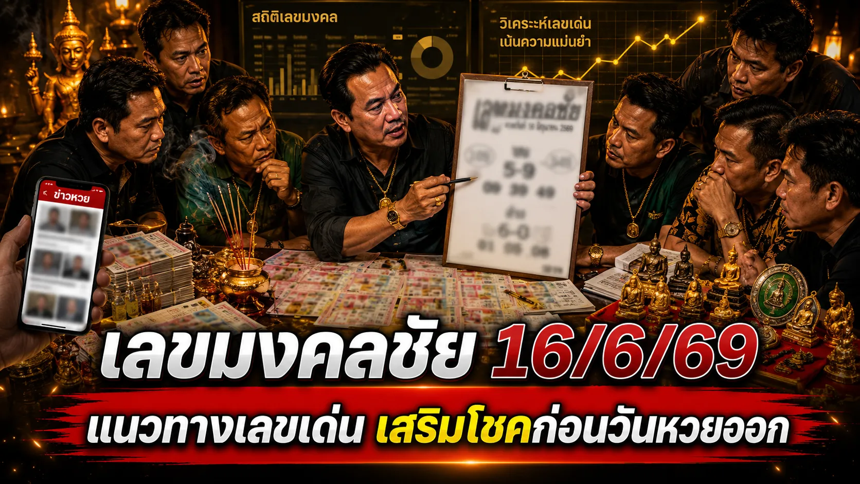 เลขมงคลชัย 16/6/69 เปิดเลขเด็ดงวดนี้ เด่น 5-9 เน้น 09-39-49 คอหวยแห่ส่องโค้งสุดท้าย มาแรงก่อนหวยออก! เลขมงคลชัย 16/6/69 ชูเลขเด็ด 09-39-49 คอหวยไม่พลาดตามส่อง